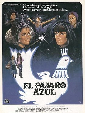 Cartel de El pájaro azul