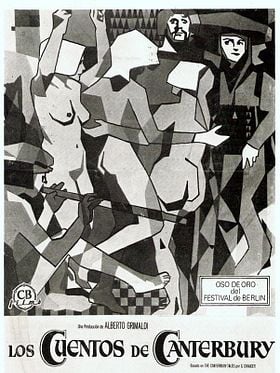 Cartel de Los cuentos de Canterbury