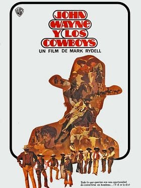 Cartel de John Wayne y los Cowboys