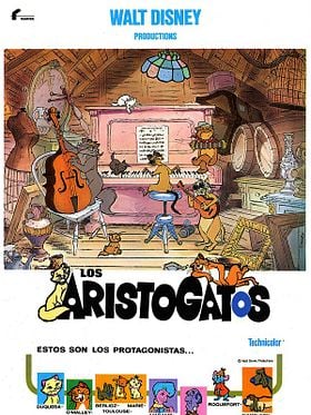 Cartel de Los Aristogatos