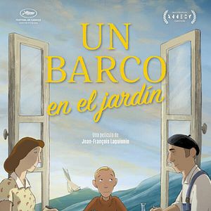 Foto Un barco en el jardín