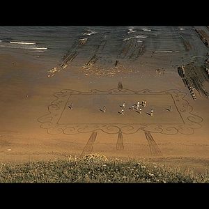 Foto La máquina de pintar nubes