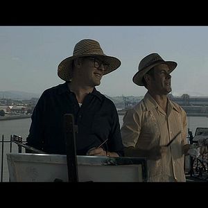 Foto La máquina de pintar nubes