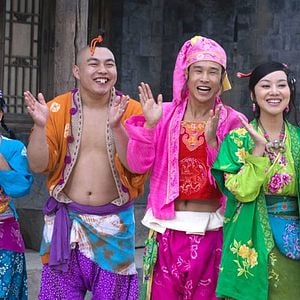 Foto Una mujer, una pistola y una tienda de fideos chinos