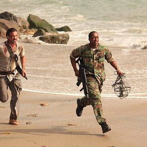 Foto Megatiburón vs Crocosaurio