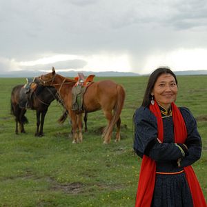 Foto Los dos caballos de Genghis Khan