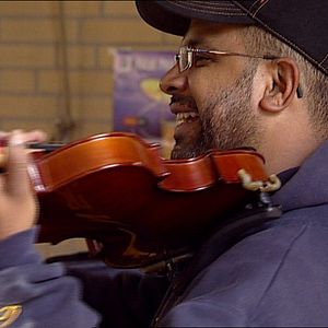 Foto 20 Geigen auf St. Pauli