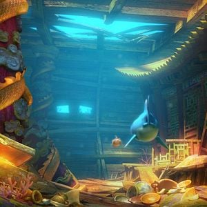 Foto Un pez fuera del mar