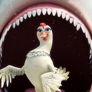 Foto Un pez fuera del mar