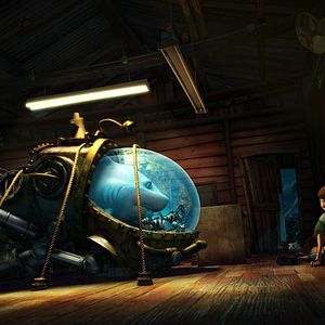 Foto Un pez fuera del mar