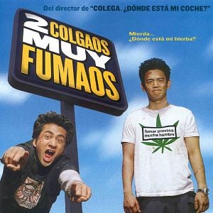 Foto Dos colgaos muy fumaos