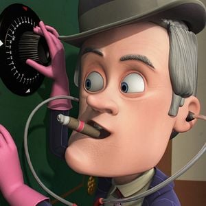 Foto Olsen Banden på de bonede gulve