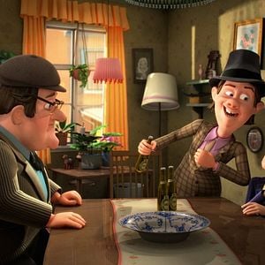 Foto Olsen Banden på de bonede gulve