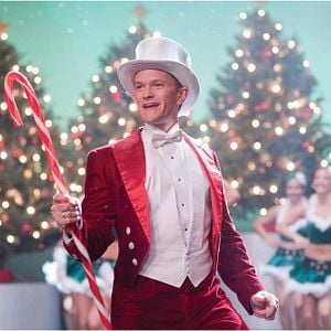 Foto Dos colgaos muy fumaos en Navidad