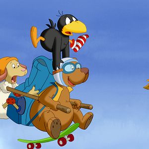 Foto Cuervito calcetín: La gran carrera