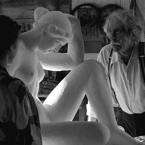 Foto El artista y la modelo