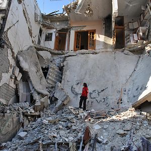 Foto Silvered Water (Syria Self-portrait)