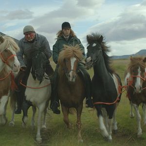 Foto De caballos y hombres