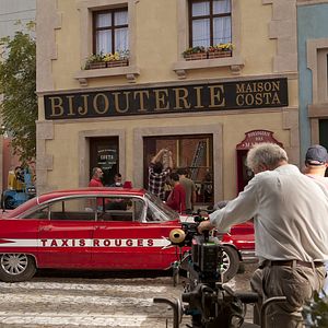 Foto Benito Sansón y los taxis rojos