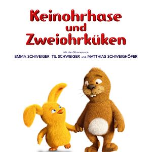 Foto Keinohrhase und Zweiohrküken