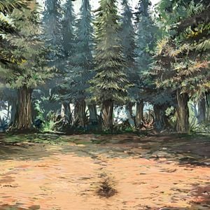 Foto O Caçador De Árvores Gigantes