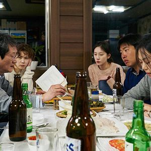 Foto En la playa sola de noche