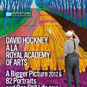 Foto David Hockney en la Royal Academy of Arts