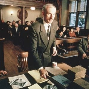 Foto Mientras nieva sobre los cedros