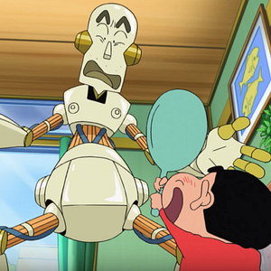 Foto Shin-chan: Papá robot