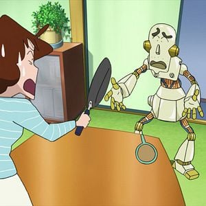 Foto Shin-chan: Papá robot