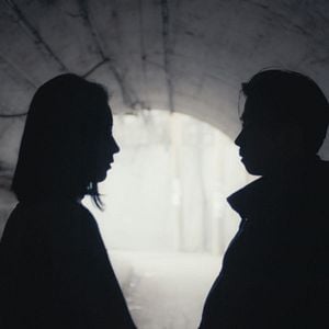 Foto An Elephant Sitting Still