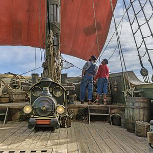 Foto  Jim Botón y los trece salvajes