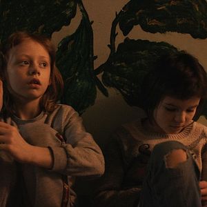 Foto Una casa hecha de astillas