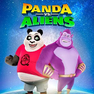 Foto Panda contra aliens