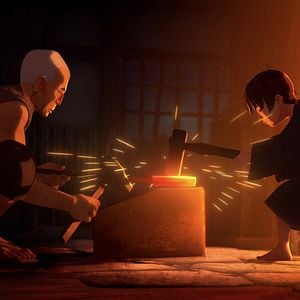 Foto Samurái de ojos azules