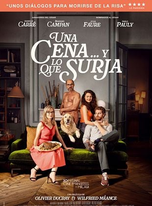 Cartel de  Una cena ... y lo que surja