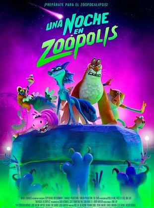 Cartel de  Una noche en Zoópolis