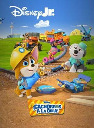 Cartel de ¡Cachorros a la obra!