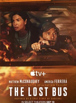 Cartel de Laberinto en llamas