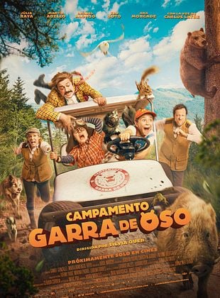 Cartel de Campamento Garra de Oso