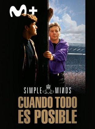 Cartel de Simple Minds: Everything Is Possible