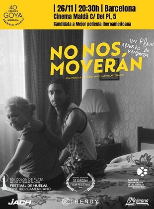 Cartel de No nos moverán