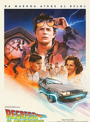 Cartel de  Regreso al futuro