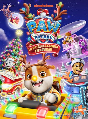 Cartel de La Patrulla Canina en Navidad