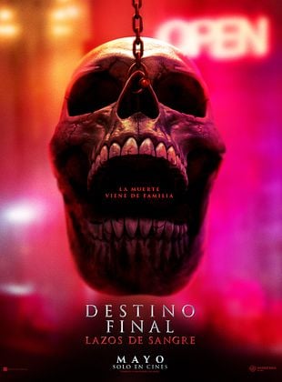Cartel de  Destino Final: Lazos de sangre