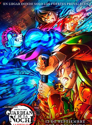 Cartel de  Guardianes de la Noche (Kimetsu no Yaiba): La Fortaleza Infinita - Parte 1
