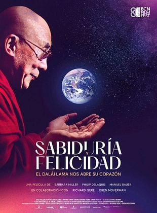 Cartel de  Sabiduria y felicidad
