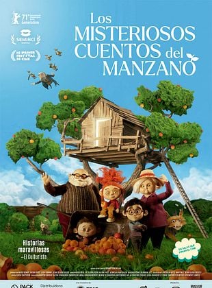 Cartel de  Los misterisos cuentos del manzano