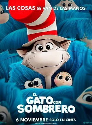 Cartel de El gato con sombrero