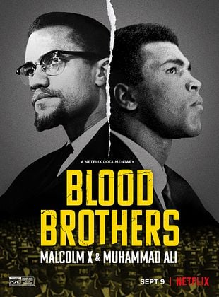 Cartel de  Hermanos de sangre: Malcolm X y Muhammad Ali